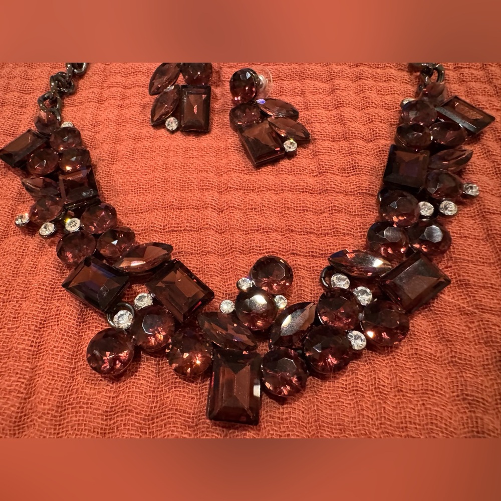 Park Lane Deep Wine Necklace Set
